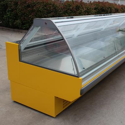 China Commercial Refrigeration Meat Single-temperature Supermarket Frozen Display Freezer for sale