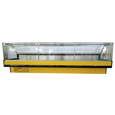 China Single-temperature Butcher Shop Refrigerator Serving Counter Display for Fresh Meat/Fish/Cheese Butcher Meat Store Equipment for sale