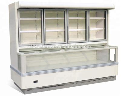 China Single-temperature High-end And Luxury Combination Refrigerated Cabinet For Supermarket for sale