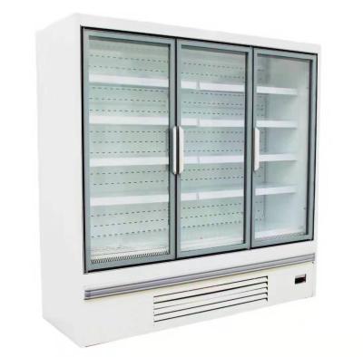 China Glass Freezer Showcase Cabinets Refrigeration Equipment Commercial Single-Temperature Door Freezer for sale