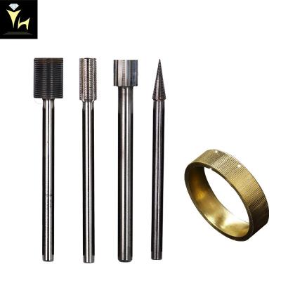 China Bottom Handheld Tools Diamond Jewelery PCD &MCD Yuhe Drill Nail Texture High Speed ​​Steel Coating Desktop for sale