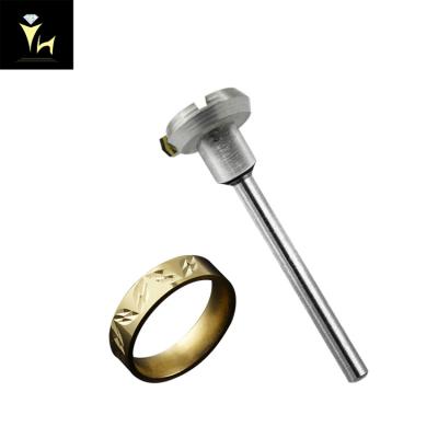 China The Brilliant Effect Even MCD (Yellow Color High Hardness Diamond) Flying Diamond Tool Jewelery Cutting Hammer 110 Degree V Shape Jewelery Factory for sale