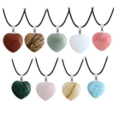 China Natural Stone BOHEMIA Bullet Pendant Charms Hexagonal Acute Crystal For Diy Pendant Necklace Healing Reiki Chakra Pendulum Making for sale