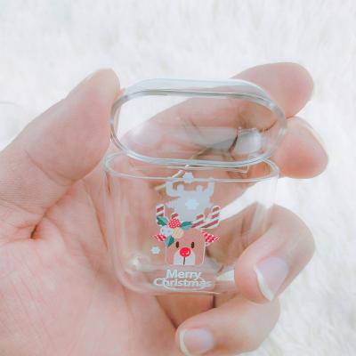 China China 3D cartoon kawaii silicone cute light anime airpod transparent cover device 1 cover device key chain 2 3 for sale