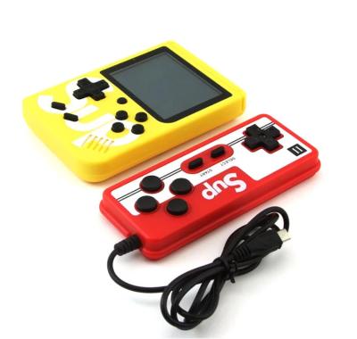 China Child Gift SIP Video Mini AV Game Consoles Handheld Game Playing Box 400 In 1 Double Player Game Consoles for sale