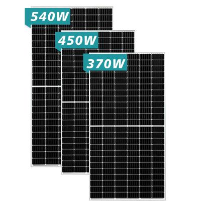 China Power Paneles Solares Hours Solar Power System 550 Watt Monocrystalline PV Home Solar Panels 450W On and Off-grid Photovoltaic Panels for sale