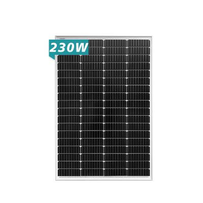 China Hours Solar Power System Power High Quality Monocrystalline Solar Panel System For Home 230W 24V Solar Panel Set for sale