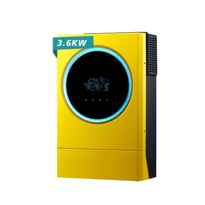 China Home solar power system times power 3.6KW 120A mpp hybrid solar inverter high quality solar panel inverter for home for sale