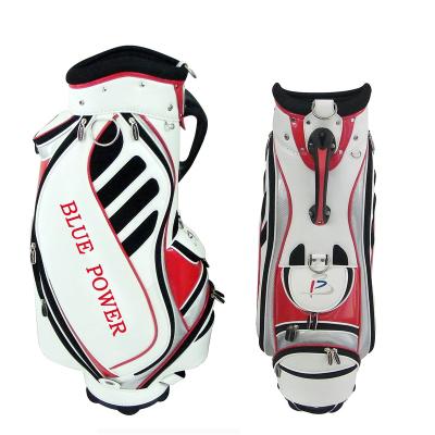 China OEM Brand Hot Sale Golf Cart Bag Golf Travel Bag PU Golf Bag with 14 Top Dividers for sale