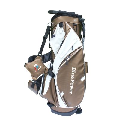 China Hot Sale Custom Logo Nylon Tour Bag Golf Bag Nylon Golf Bag With 7 Top Dividers for sale