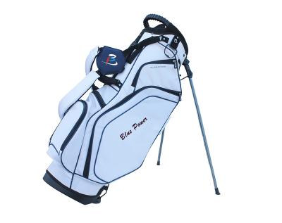 China Light Up Ultra Lightweight Golf Rack Bag Custom LOGO Golf Bag Ultra Long Lifespan With 5 Dividers Top Way for sale