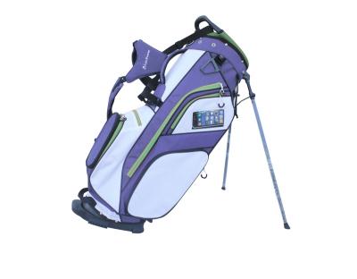 China Nylon Super Lightweight Golf Rack Bag Custom Logo Golf Bag With 6 Dividers for sale