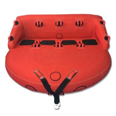 China PVC Commercial 4 Person Sofa Or Inflatable Couch Towable Tube For Watersports for sale