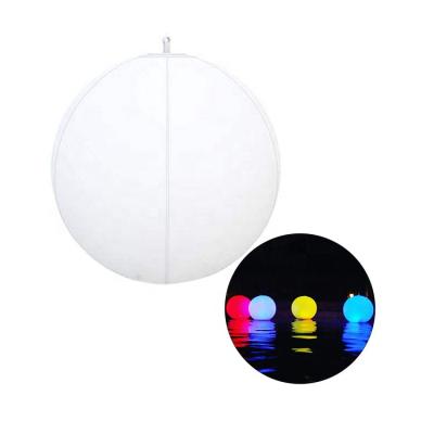 China Inflatable Toy Solar Energy Pool Decoration LED Beach Ball Inflatable Night Light for Adults and Kids for sale