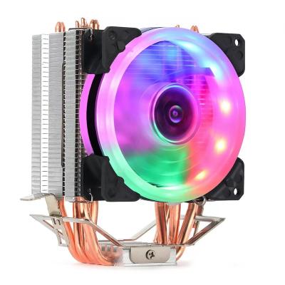 China CPU/Computer Case C90-4 RGB 4 Pin CPU Cooler 4 Heat Pipes Pin 90mm CPU Fan CPU Cooler for Intel and Android Platform AMD for sale