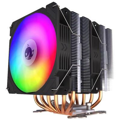 China Large CPU/Computer Case Frost Tower CPU Heatsink 6 Heatpipe Air Cooler For Intel 1200 1700 115x AMD Cheap With Dual FAN Good Quality for sale