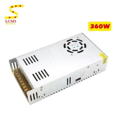 China Case LED DC 12V 30A 360W Power Supply 12V 30A 360W Mental Change Driver Constant Current Transformer for sale