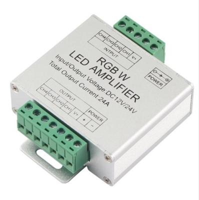 China RGBW DC12-24V 24A RGBW Amplifier For RGBW LED Strip Power Repeater Console Controller for sale