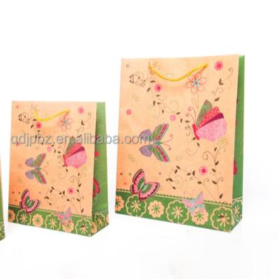 China Gift Soft Paper Bags With Convenient Handles Paper Bags For Retail Paper Bags Food for sale