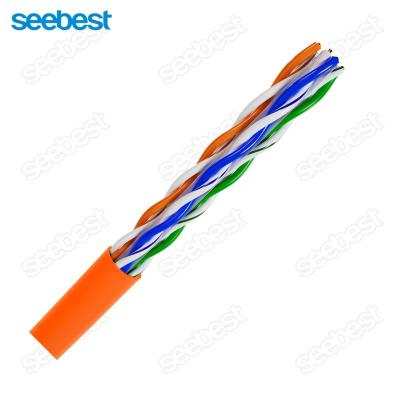 China Seebest 305m 4 Pair 24awg UTP Lan Cable 305m Utp Cat6 , Cat6 Utp Cable With ISO Certificate BD-575 for sale