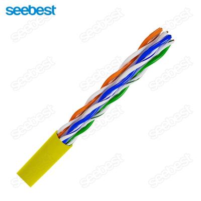 China Seebest Cat 6 Internet Cat 5e Ethernet LAN Cable UTP Network Pure Copper UTP CAT6 Cable 305m Roll BD-575 for sale