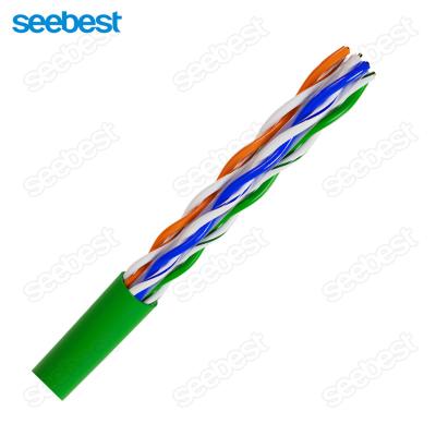 China Seebest Internet 26awg 24awg 305m boxes 4 pairs indoor cat6a UTP network cable , Cat6 cable 305m BD-575 for sale