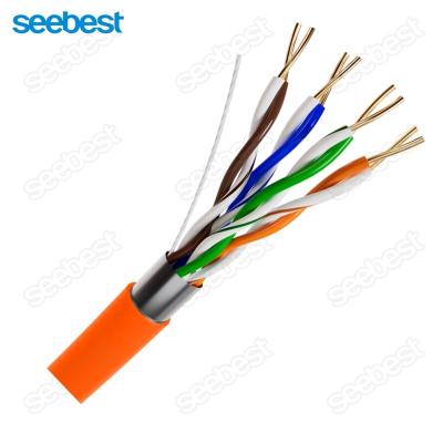 China Seebest 24awg 4 Pair PVC Insulated Flexible Indoor Copper Lan Network 1000ft 305m FTP Cat5e Cable, Cat5e BD-489 for sale