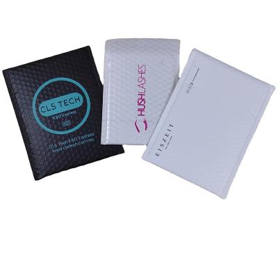 China Wholesale Custom Made Strong Adhesive Padded Envelope Custom Printed Matte Black Bubble Mailers With Logo Shipping Bags For Clothing for sale