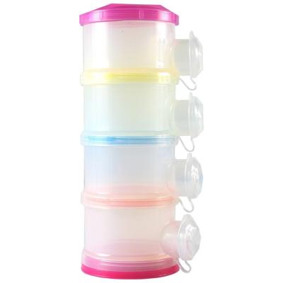 China Four Layer Baby Milk Powder Storage Box BPA Free Professional Production For Baby Products for sale