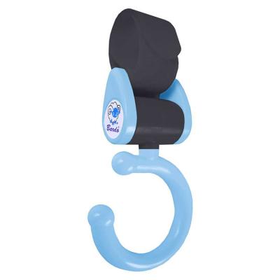 China Strong High Quality Nylon Sticker Safety Stroller Hook Can Be Used For Car Seat Hook for sale