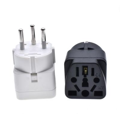 China ISRAEL Travel Plug Adapter Universal Residential/General Purpose Change AU/UK/US/EU....to Israeli 3 Pin Grounded Plug Adapter 10A 250V for sale