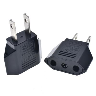 China Residential / Multipurpose Travel Power Plug Adapter Converter 9618 EU Europe To US USA Plug for sale