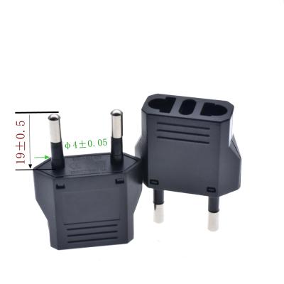 China Residential / General Purpose USA To European Plug Adapter Conversion Power Adapter for sale