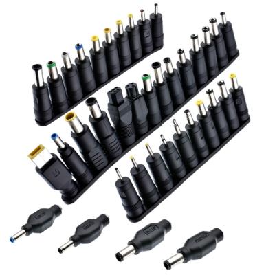 China Universal 5.5 Mm X PVC Laptop DC Power Adapter Kits 38 PCS 2.1 Mm AC DC Connector Adapter Tips For Laptop Power Supply Plug ThinkPad for sale