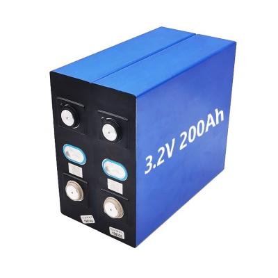 China High capacity 48V 3.2v 200ah battery lifepo4 rechargeable prismatic cell storage power solar powered deep cycle motor for sale