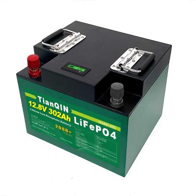 China 12V 300AH Battery Deep Pack Toys Waterproof Cycle Battery For EV Electric Vehicle Golf Carts Truck Forklift AGV Buggy Battery for sale