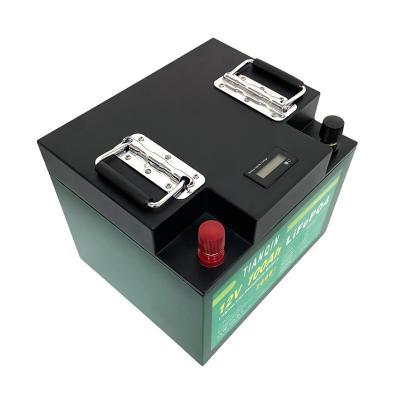 China Rechargeable Camping Toys Battery Manufacture 12V LiFePO4 Battery 100Ah 200Ah 300Ah Deep Cycle Battery for sale