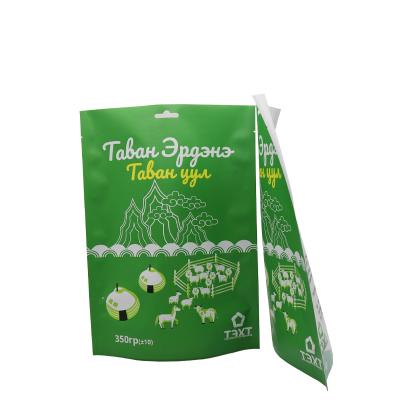 China Custom Printed Barrier Bags Stand Up Pouch Plastic Bag Packaging Custom Logo Food Bag With Window for sale