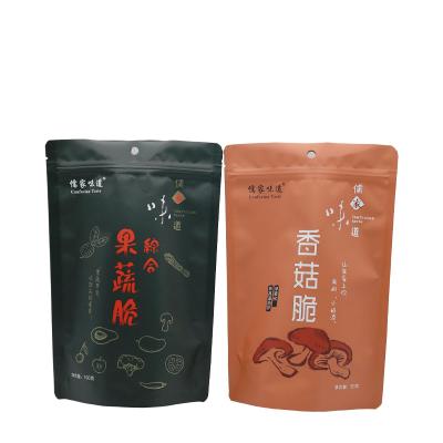 China Custom Recycled Food Zipper Food Stand Up Flat Pouches Packaging for sale