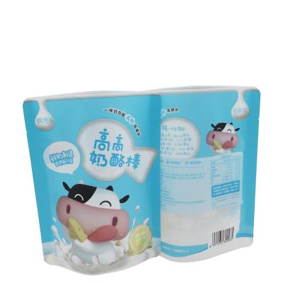 China Barrier Customized Plastic Stand Up Child Food Packaging Bag With Window for sale