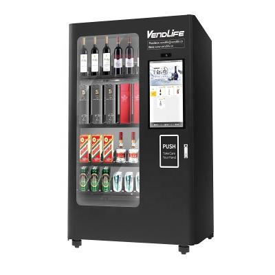 China Hotel Metro Station Mall Vendlife Hot Sale Vending Machine For Wine With Touch Screen Age Verified Vending Machine for sale