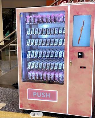 China Free Metal Sheet Custom Design Self Convenience Pink Hair Wigs Eyelash Vending Machine For Sale for sale