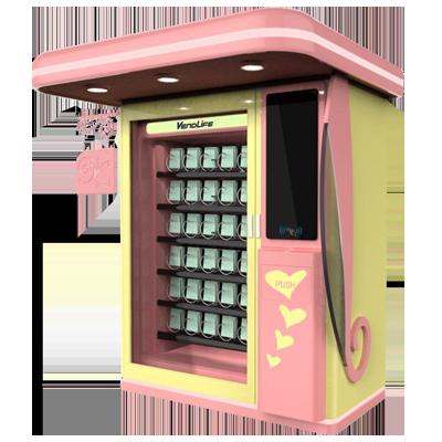 China Hotel Metro Station Mall Beauty Product Lipstick Makeup Vending Machines for sale