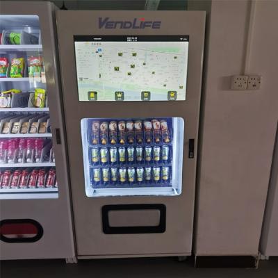 China hotel metro station shopping mall CE certificate factory supply snack and drink combined vendlife vending machine for sale