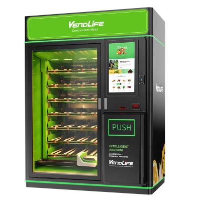 China Hotel Metro Station Shopping Mall Vendlife Hot Sale! Fruit Salad Fresh Drink Fresh Healthy Food Vending Machines for sale