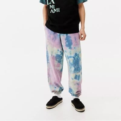 China Professional Custom Oversized Joggers Tie Dye Sweatpants High Quality Anti-wrinkle Men's Clothing Sets for sale