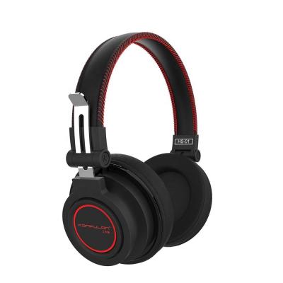 China Microphone / Volume Noise Canceling Konfulon Over-Ear Noise-Canceling Radio Wired Headphones Super Bass Headphone For PC for sale