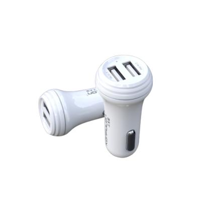 China Fast Dual Charger Konfulon 3.1A USB Port Car Charger Fast Adapter for Apple and Android Devices for sale