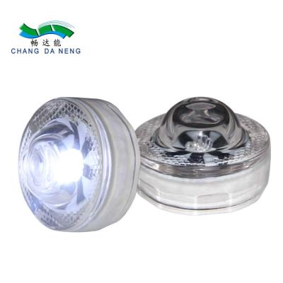 China Changdaneng solar traffic warning light pc 400mm  led 12v traffic strobe light use road warning for sale