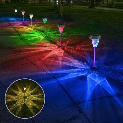 China IP65 Waterproof Ground Level Landscape Lighting Solar Powered Landscape Lights for sale